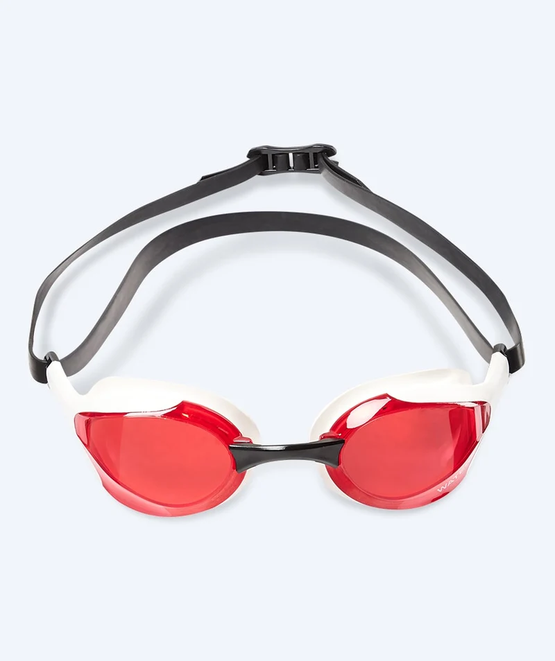 Watery Elite Schwimmbrillen - Murphy Active - Weiß/Rosa