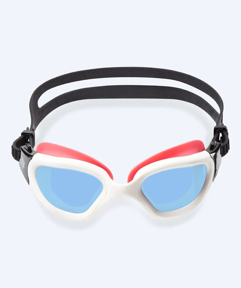 Watery Schwimmbrille für Freizeitschwimmer - Raven Active - Rosa/Hellblau