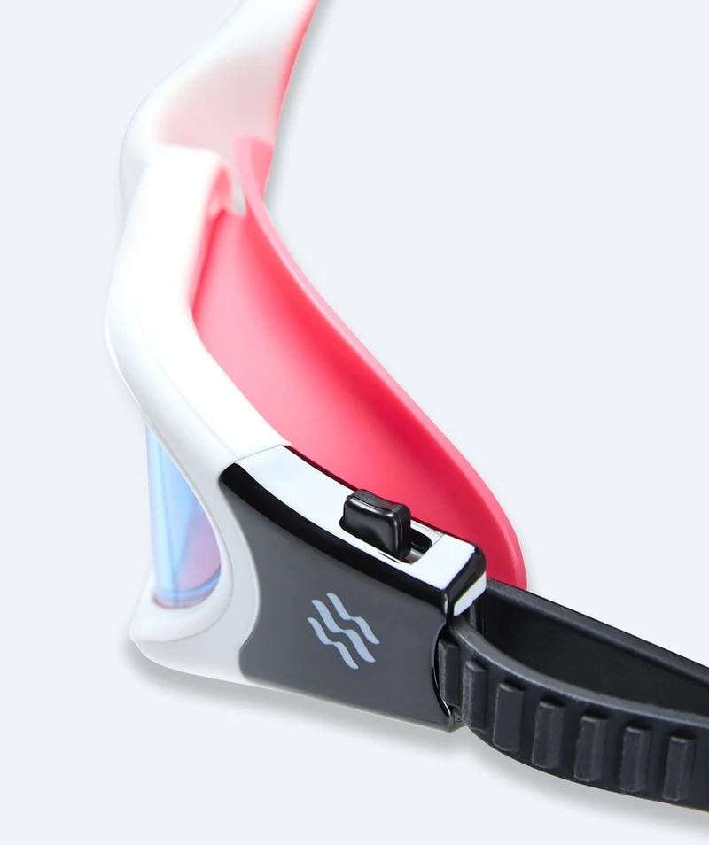 Watery Schwimmbrille für Freizeitschwimmer - Raven Active - Rosa/Hellblau