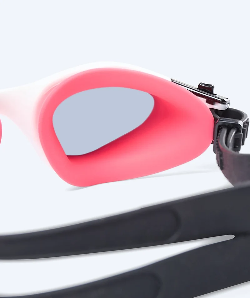 Watery Schwimmbrille für Freizeitschwimmer - Raven Active - Rosa (Smoke Scheiben)