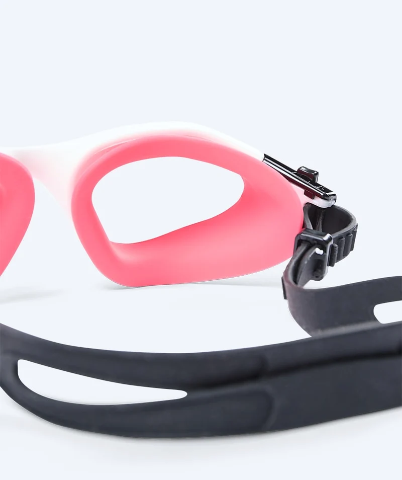 Watery Schwimmbrille für Freizeitschwimmer - Raven Active - Rosa/Klar