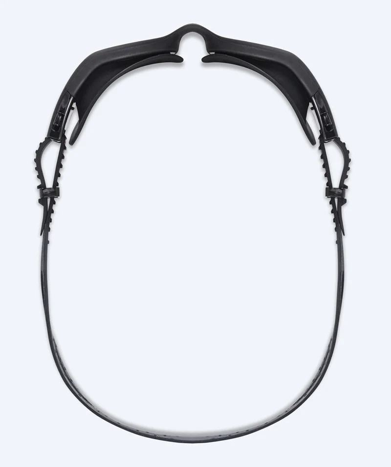 Watery Schwimmbrille für Freizeitschwimmer - Raven Mirror - Schwarz/Silber