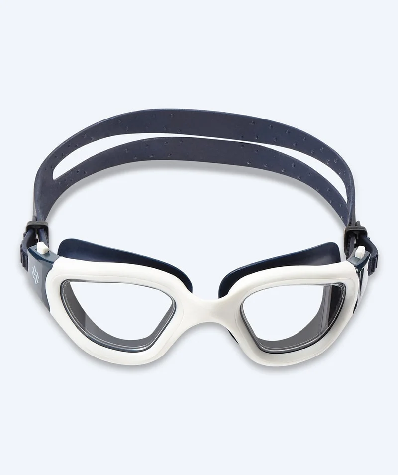 Watery Schwimmbrille für Freizeitschwimmer - Raven Active - Dunkelblau/Klar