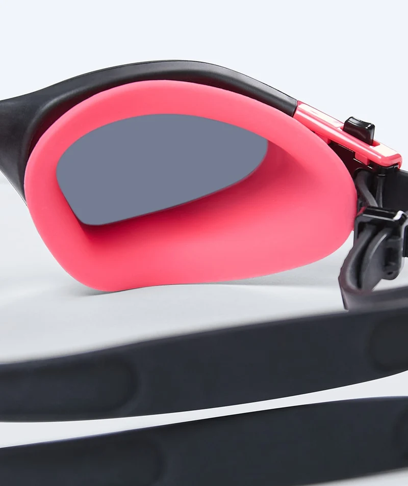 Watery Schwimmbrille für Freizeitschwimmer - Raven Mirror - Rosa/Silber