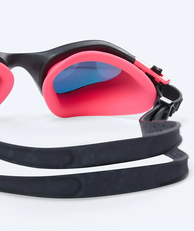 Watery Schwimmbrille für Freizeitschwimmer - Raven Mirror - Rosa/Gold