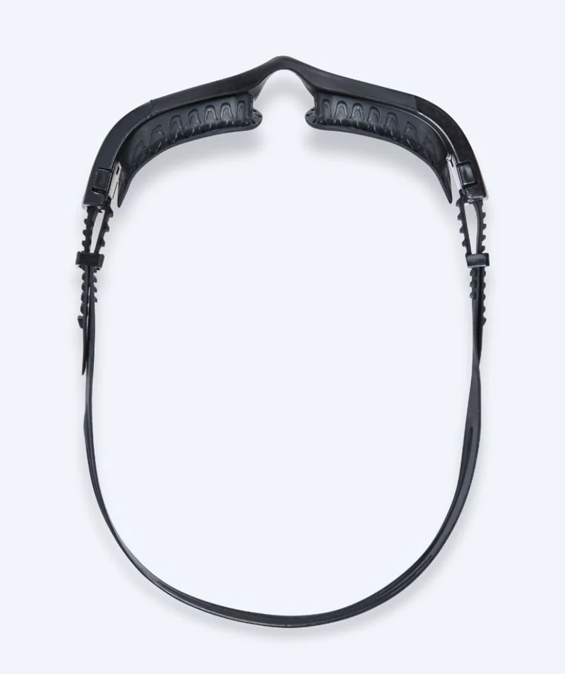 Watery Schwimmbrille für Freizeitschwimmer - Kelvin Active - Schwarz (Smoke Scheiben)