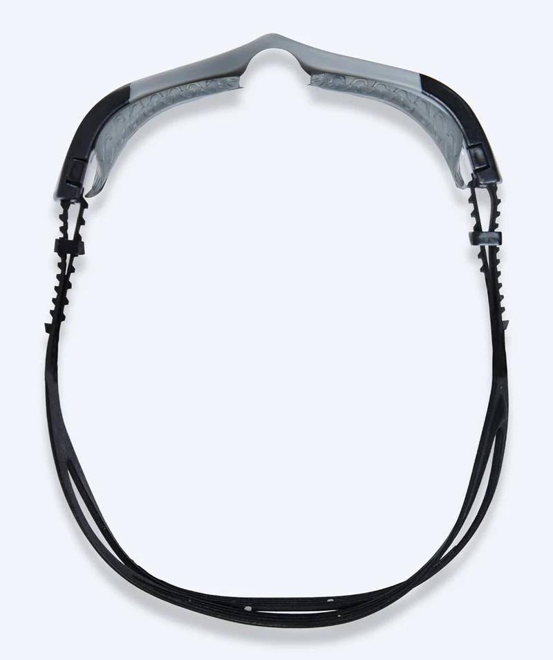 Watery Schwimmbrille für Freizeitschwimmer - Kelvin Active - Grau (Smoke Scheiben)