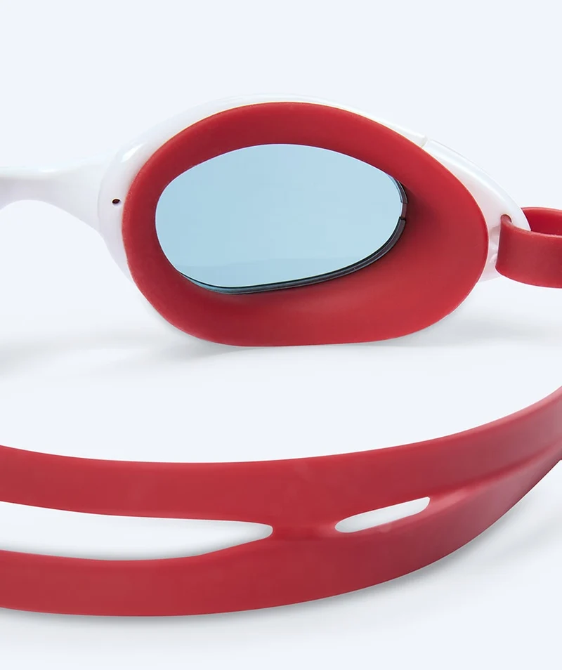 Watery Schwimmbrille für Freizeitschwimmer - Wade Active - Rot (Smoke Scheiben)