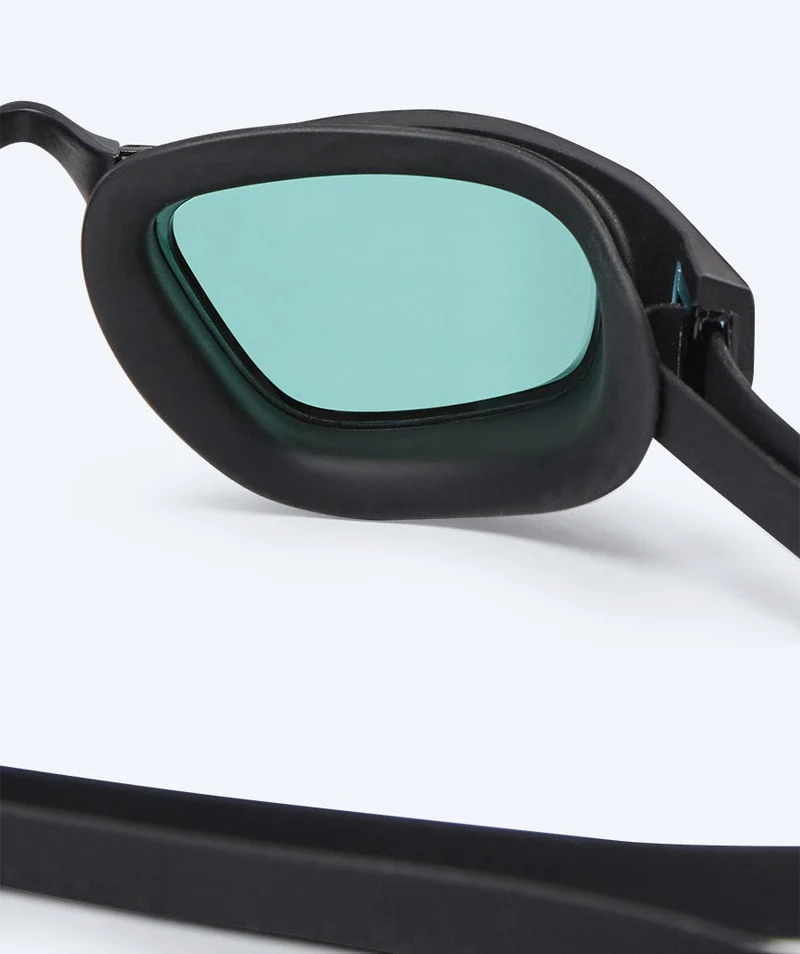 Watery Elite Schwimmbrillen - Storm Racer Mirror - Schwarz/Blau