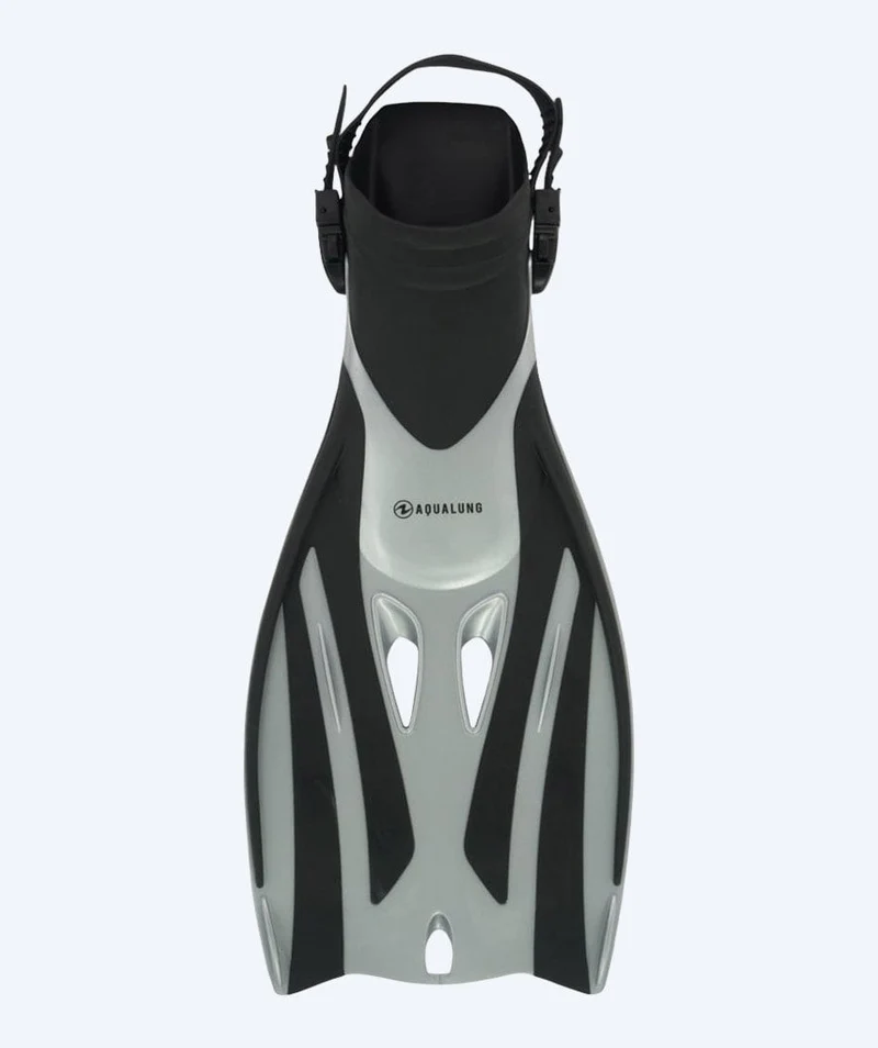 Aqualung Taucherflossen für Erwachsene - Fizz - Schwarz/Silber