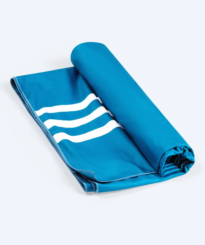 Watery Mikrofaser Badetuch (180 x 200 cm) - Eco Nebraska Family - Blau