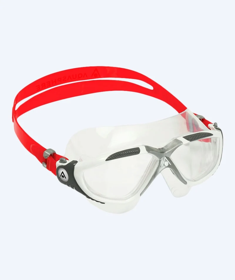 Aquasphere Schwimmmaske - Vista - Weiß/Rot