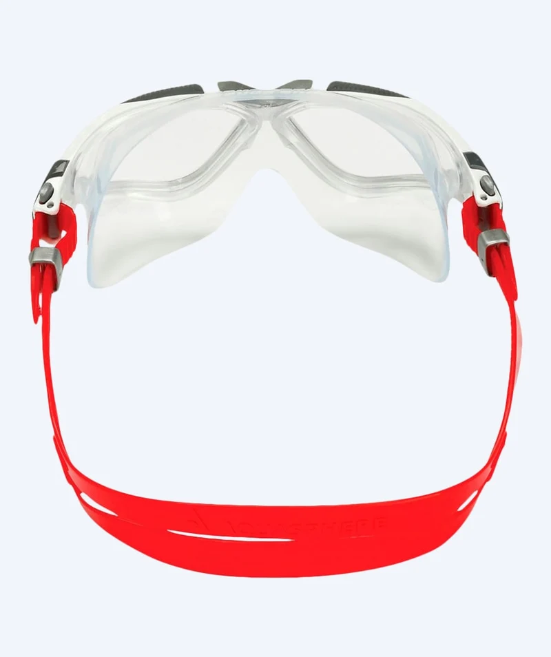Aquasphere Schwimmmaske - Vista - Weiß/Rot