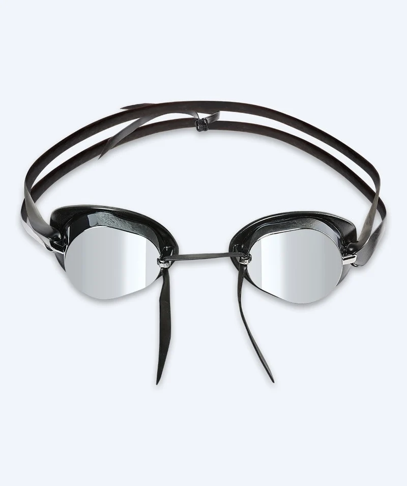 Watery Schwimmbrille - Proflex Swedish Mirror - Schwarz/Silber