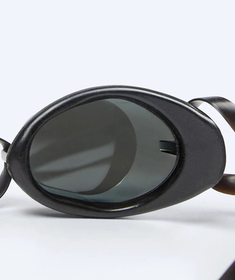 Watery Schwimmbrille - Proflex Swedish Mirror - Schwarz/Silber