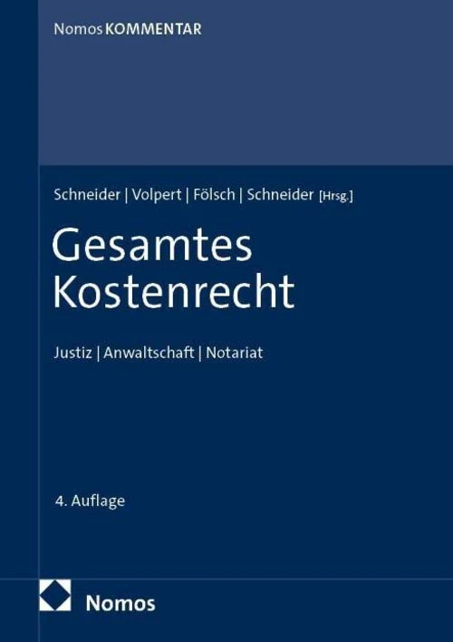Gesamtes Kostenrecht