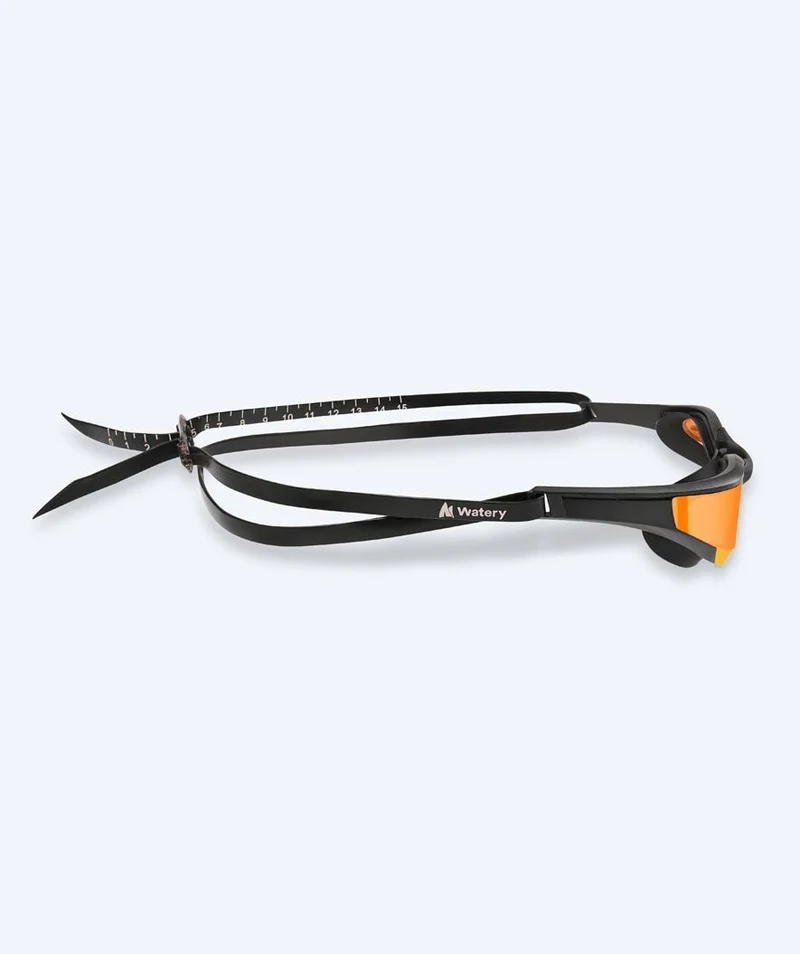 Watery Schwimmbrille - Instinct Elite Mirror - Schwarz/Gold