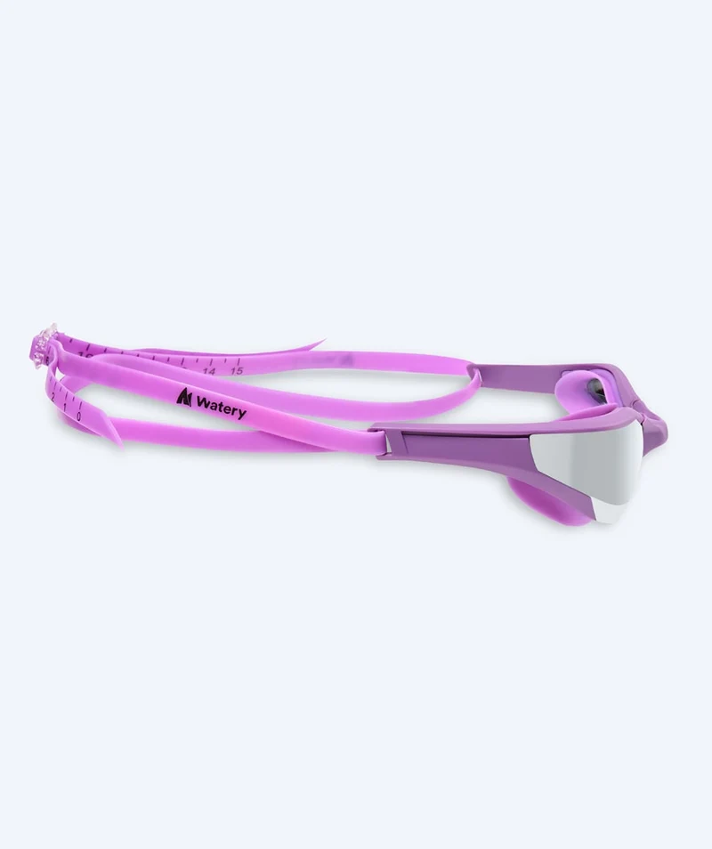 Watery Schwimmbrille - Instinct Elite Mirror - Lila/Silber