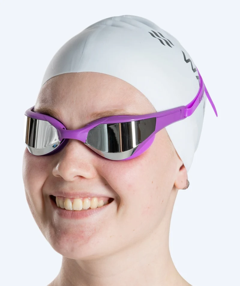 Watery Schwimmbrille - Instinct Elite Mirror - Lila/Silber