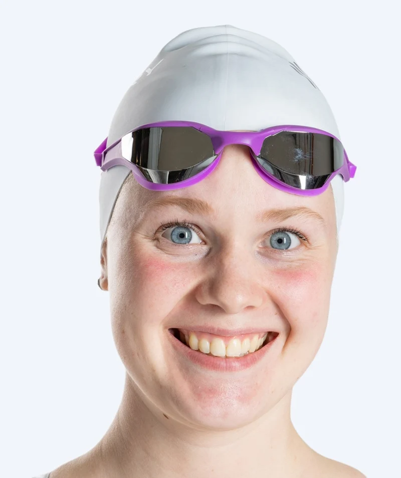 Watery Schwimmbrille - Instinct Elite Mirror - Lila/Silber