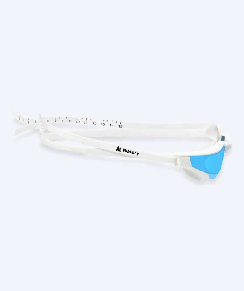 Watery Schwimmbrille - Instinct Ultra Mirror - Weiß/Blau