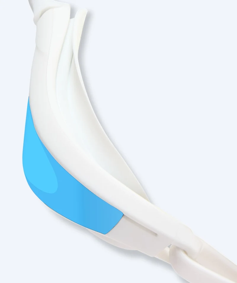 Watery Schwimmbrille - Instinct Ultra Mirror - Weiß/Blau