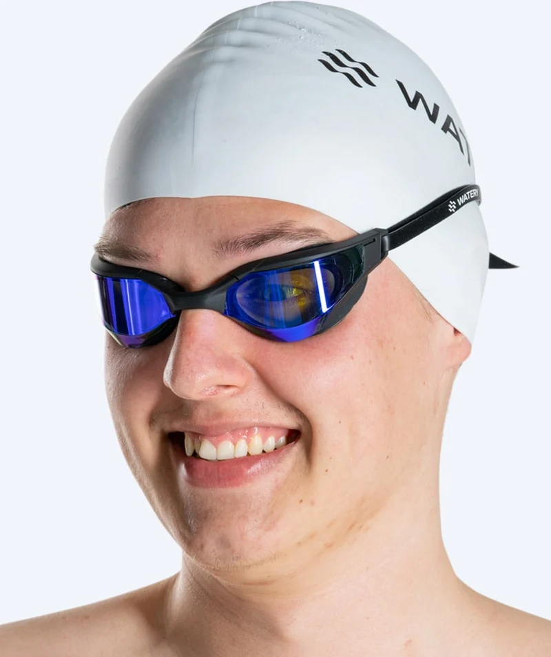 Watery Schwimmbrille - Instinct Ultra Mirror - Schwarz/Blau