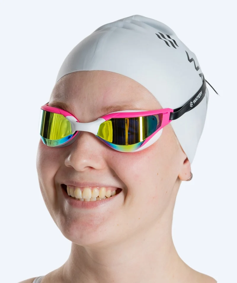 Watery Schwimmbrille - Instinct Ultra Mirror - Rosa/Gold
