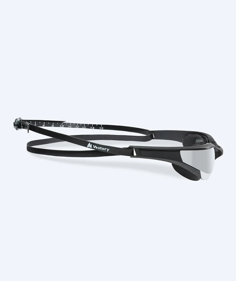 Watery Schwimmbrille - Instinct Elite Mirror - Schwarz/Silber