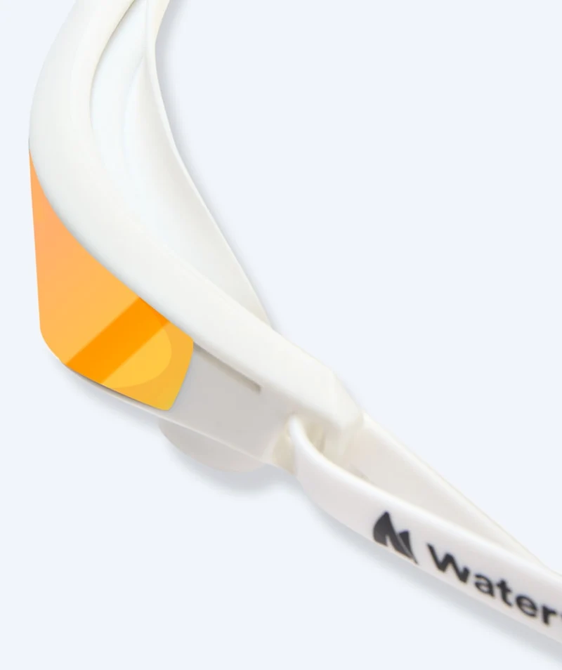 Watery Schwimmbrille - Instinct Ultra Mirror - Weiß/Gold