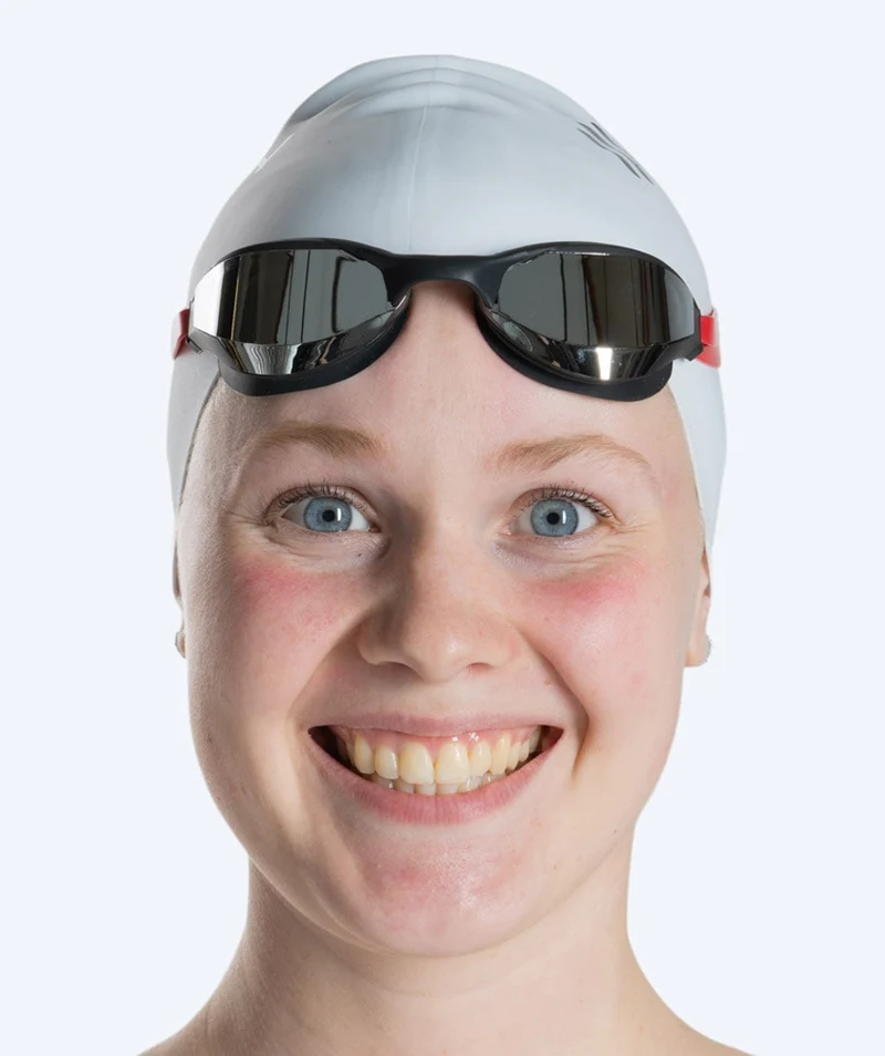 Watery Schwimmbrille - Instinct Ultra Mirror - Rot/Silber