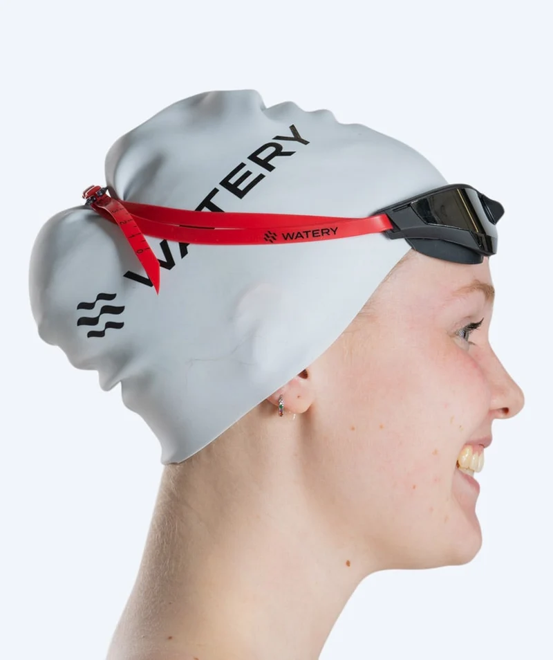 Watery Schwimmbrille - Instinct Ultra Mirror - Rot/Silber