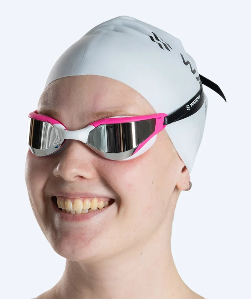 Watery Schwimmbrille - Instinct Ultra Mirror - Rosa/Silber