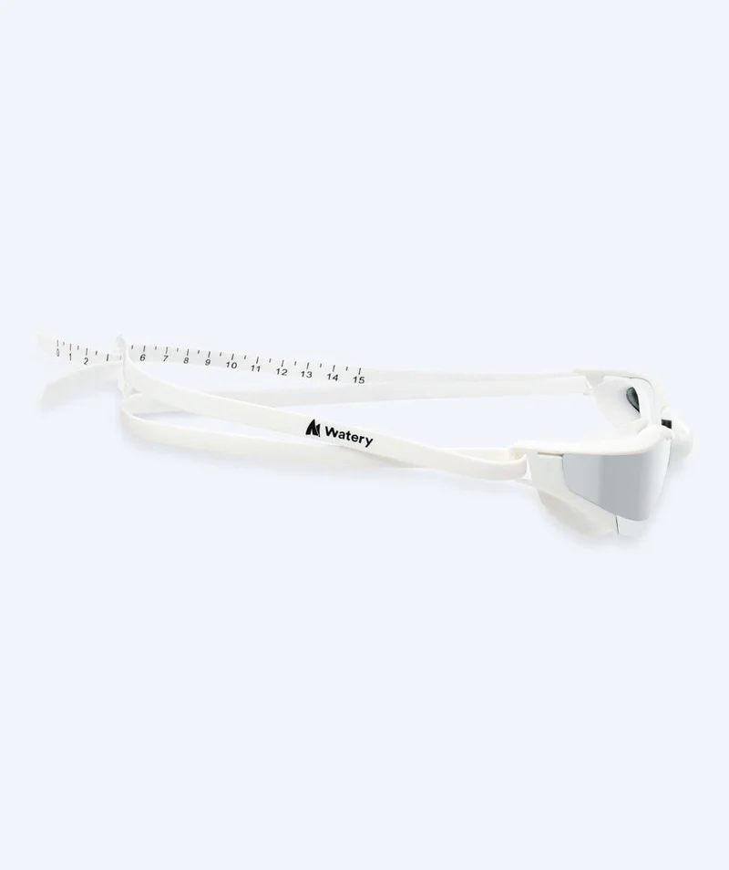 Watery Schwimmbrille - Instinct Ultra Mirror - Weiß/Silber