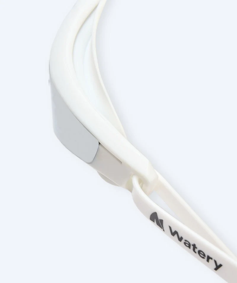 Watery Schwimmbrille - Instinct Ultra Mirror - Weiß/Silber