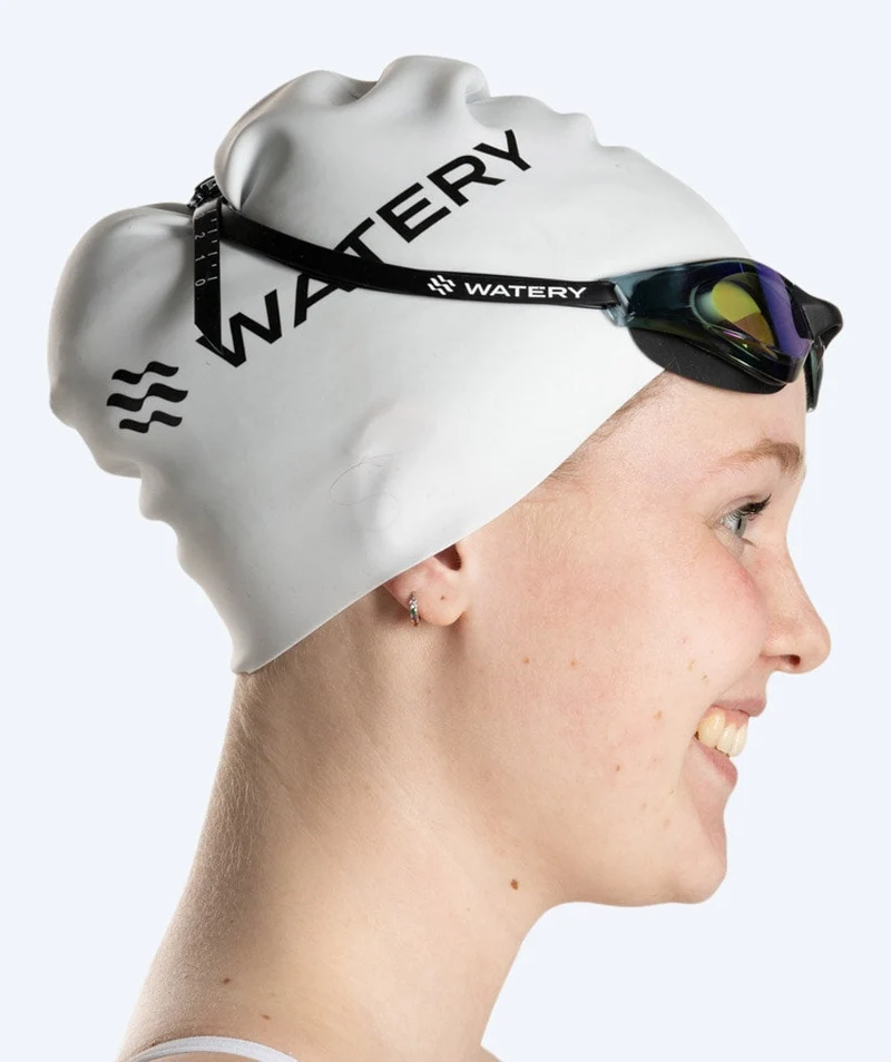 Watery Schwimmbrille - Instinct Mirror - Schwarz/Blau