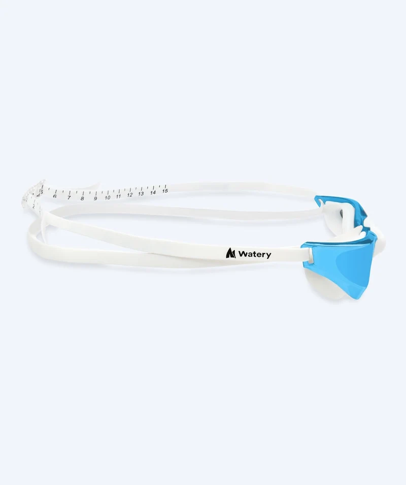Watery Schwimmbrille - Instinct Mirror - Weiß/Blau