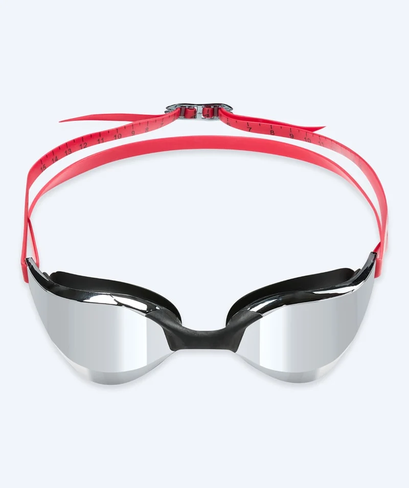 Watery Schwimmbrille - Instinct Mirror - Rot/Silber