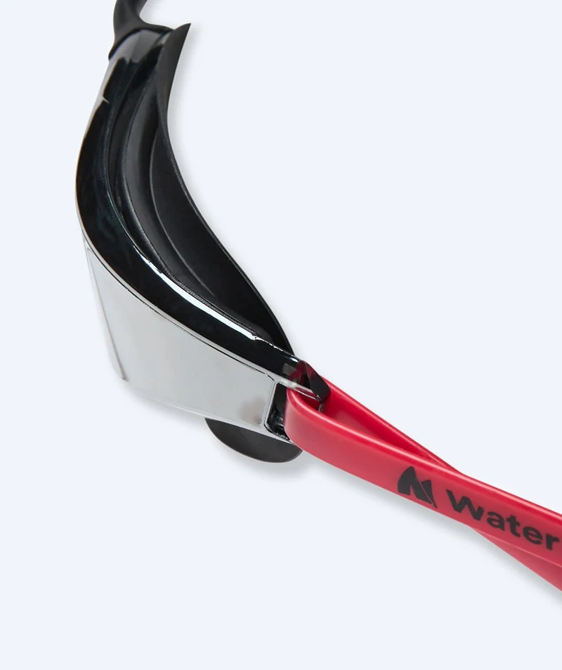 Watery Schwimmbrille - Instinct Mirror - Rot/Silber