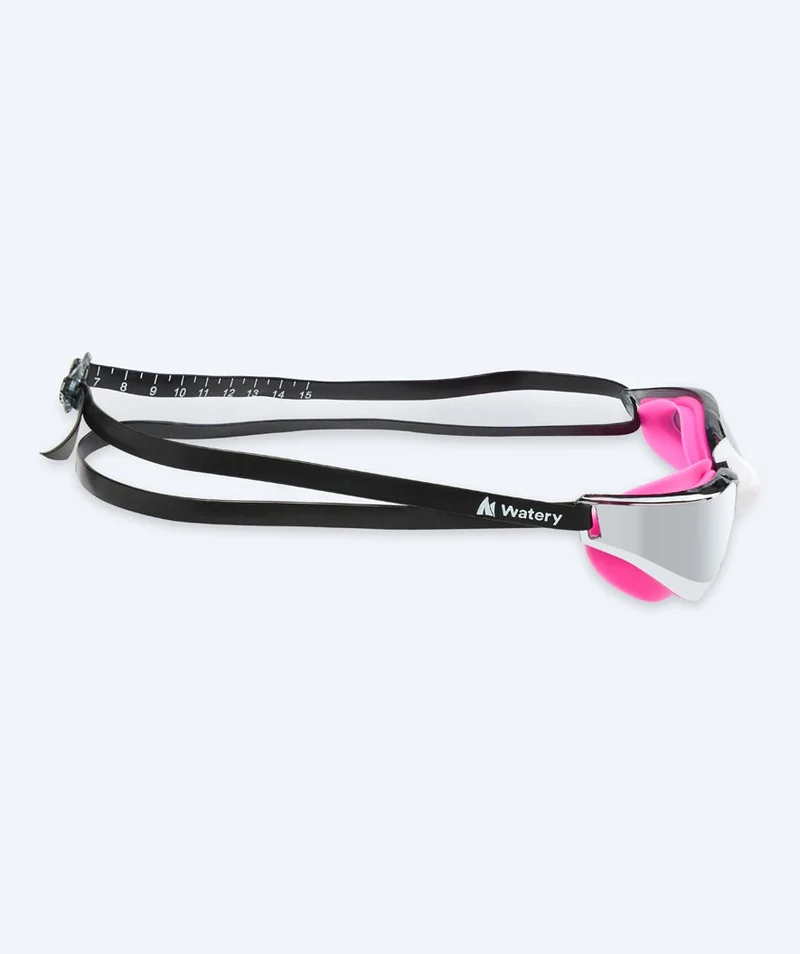 Watery Schwimmbrille - Instinct Mirror - Rosa/Silber