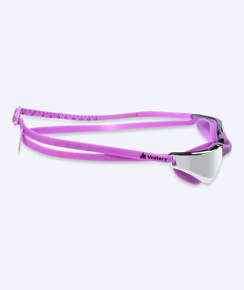 Watery Schwimmbrille - Instinct Mirror - Lila/Silber