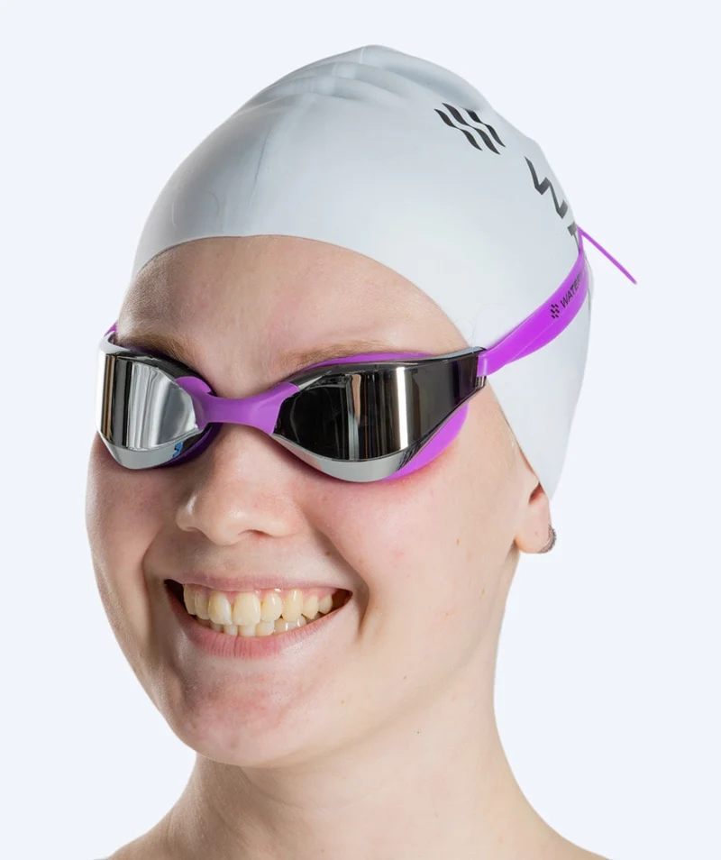Watery Schwimmbrille - Instinct Mirror - Lila/Silber