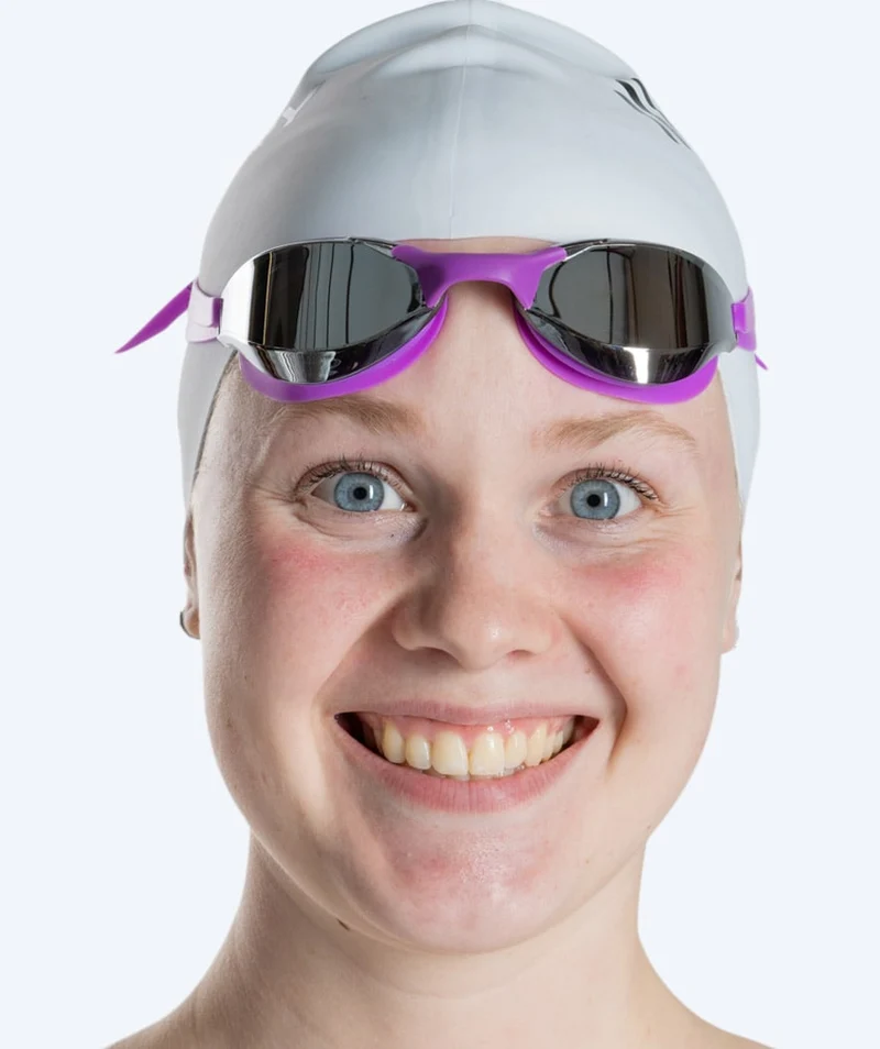 Watery Schwimmbrille - Instinct Mirror - Lila/Silber
