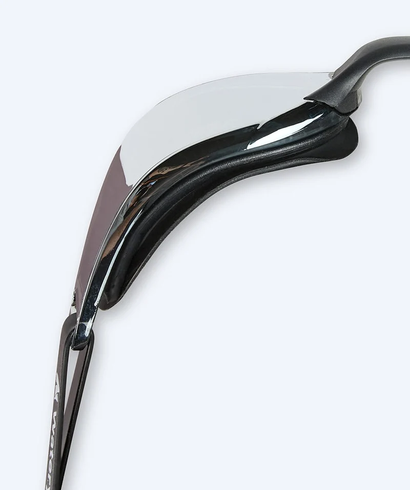 Watery Schwimmbrille - Instinct Mirror - Schwarz/Silber