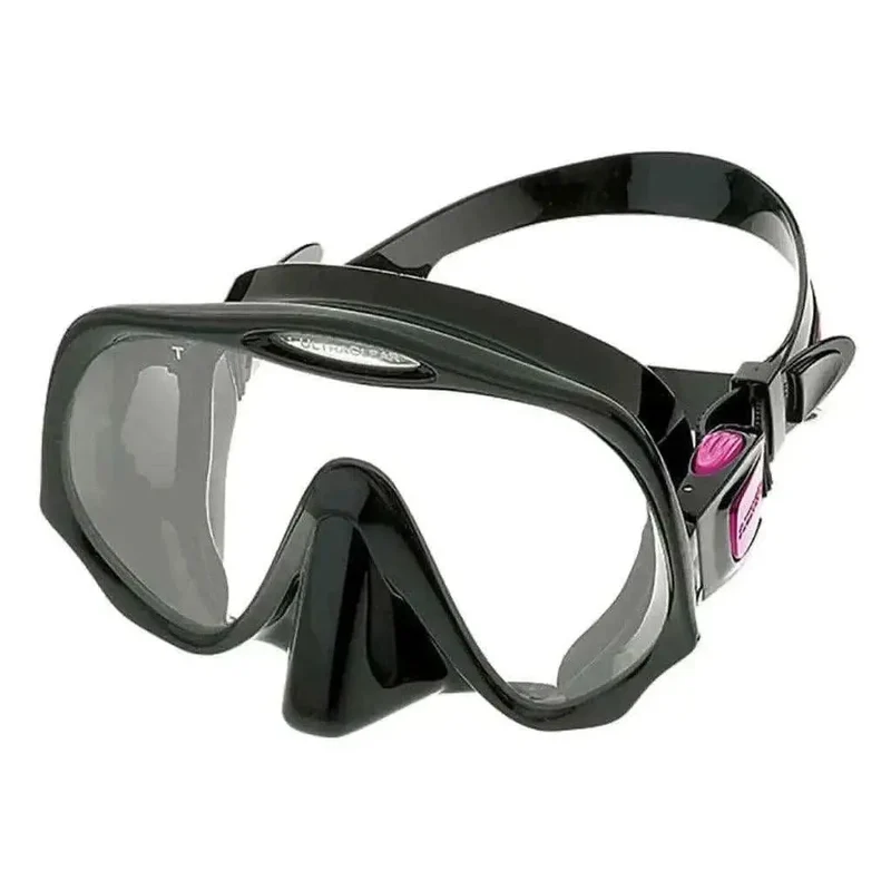 Frameless Mask Medium Fit, Black w/Pink