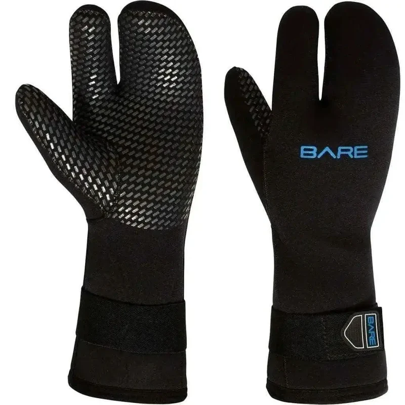 7mm 3-Finger Mitt, Black