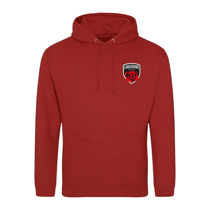 Lancashire County ASA County Championships 2025 Hoodie - Brick Red