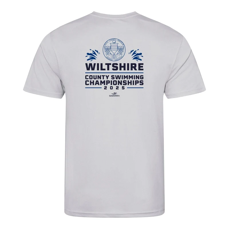 Wiltshire County ASA County Championships 2025 T-Shirt - Heather Grey
