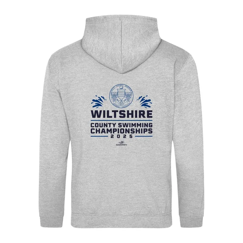 Wiltshire County ASA County Championships 2025 Hoodie - Heather Grey