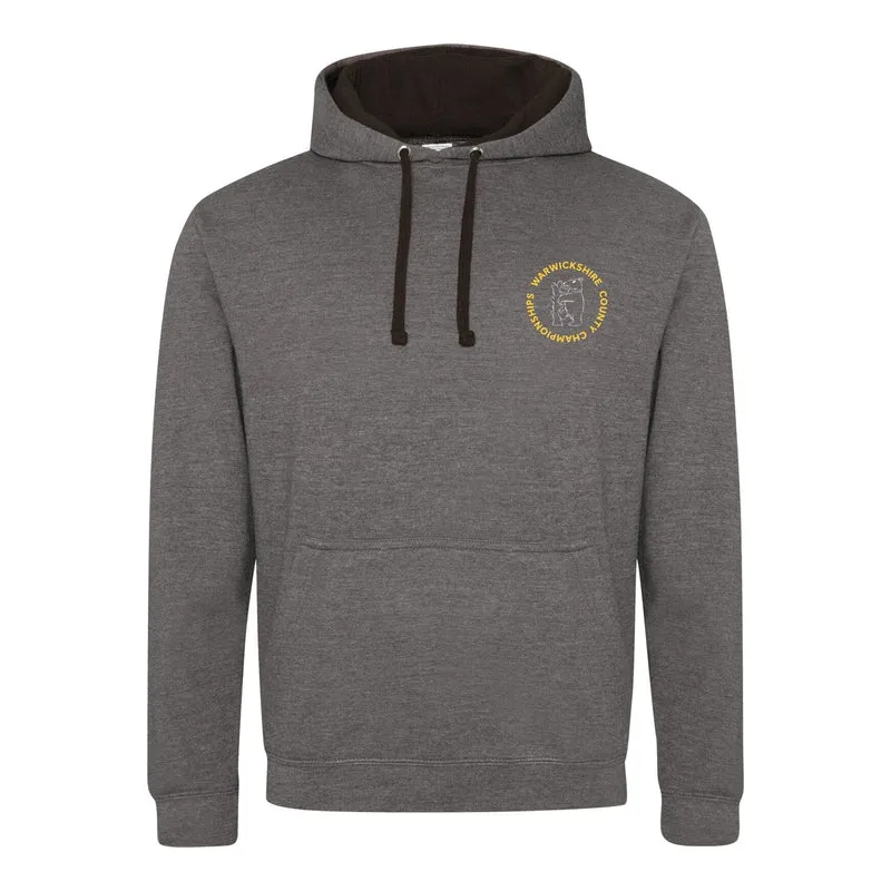 Warwickshire County Championships 2025 Hoodie - Charcoal/Jet Black
